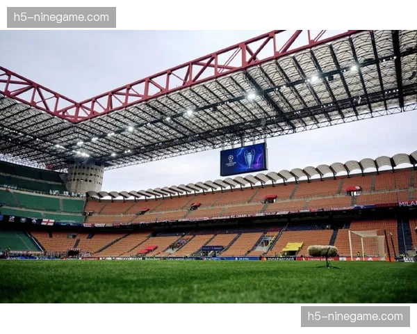 梅阿查球场球迷准备Tifo，致敬国米夺冠